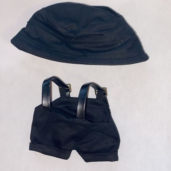 Labubu Luxury Overalls - Black Bucket Hat and Jumper Set - Picture 2 of 3